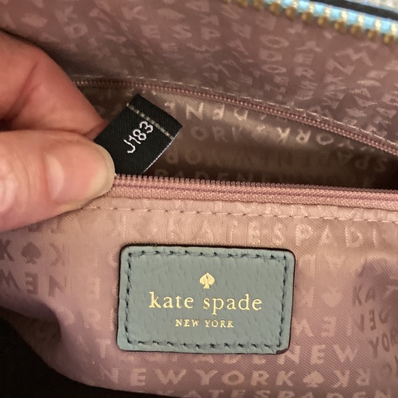 Kate Spade domed satchel in pale aqua - Picture 9 of 13